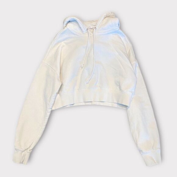 Good American White Cropped Hoody - Picture 5 of 10